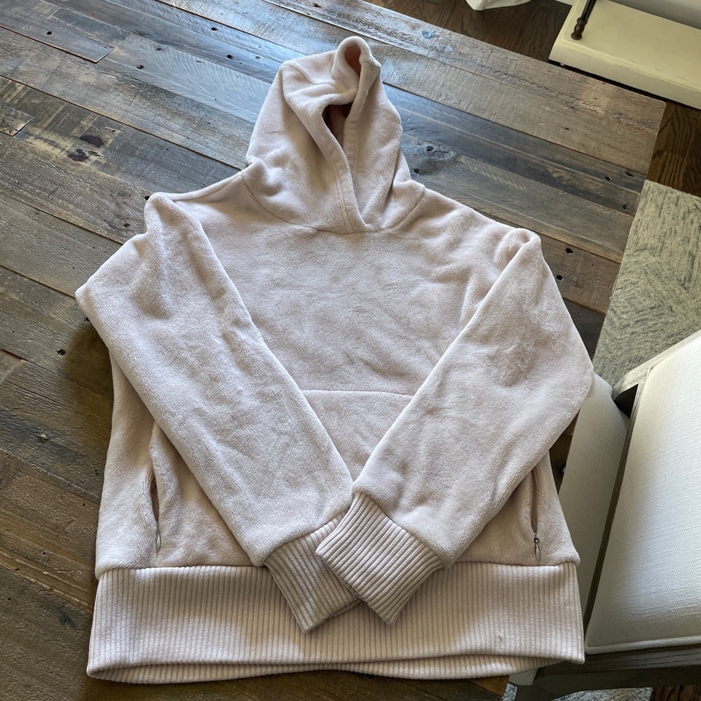 Athleta Girl soft hoodie with front pocket, size L